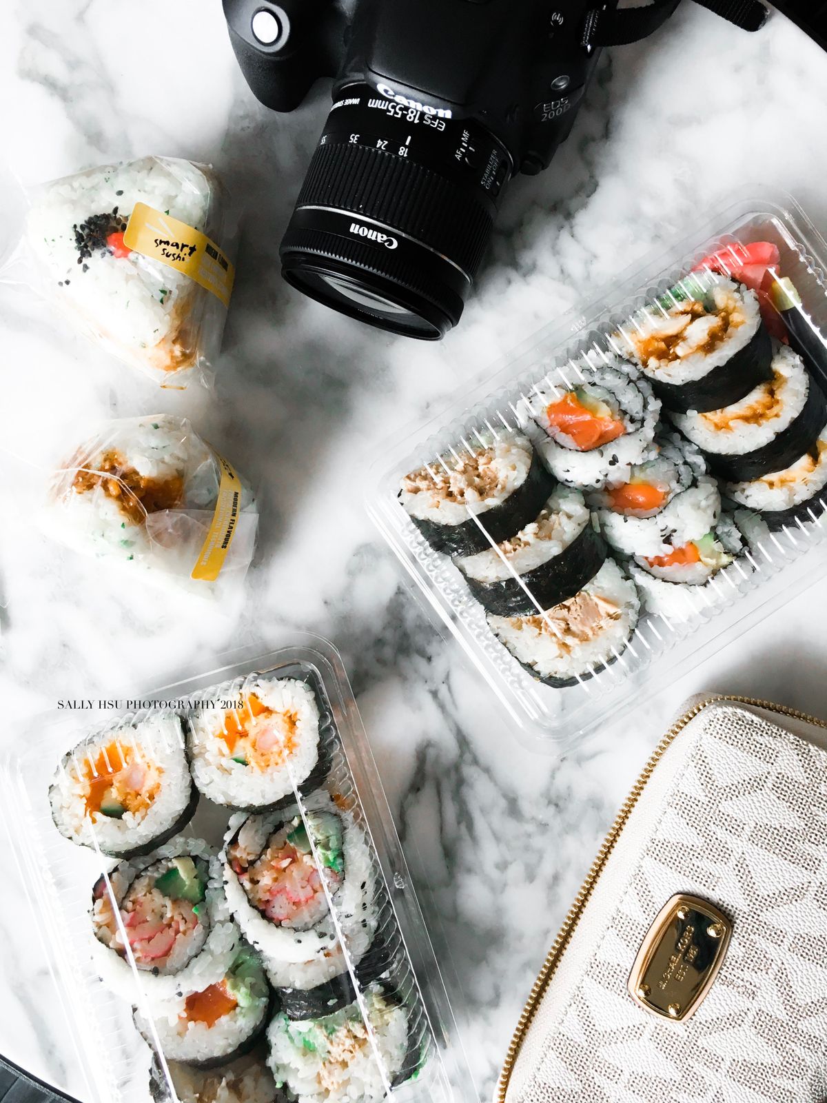 Sesi food photography dari atas